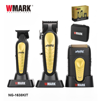 Sada 3 v 1 WMARK NG-1638 KIT - strojek, zastřihovač a shaver