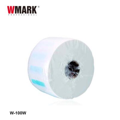 WMARK W-100W — bílý kadeřnický papír na krk — balení 5 rolí